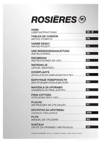 Notice ROSIERES RGV 64 TFB Sporák