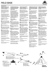 Notice Robens FIELD BASE Tente