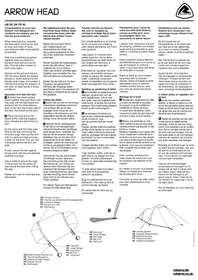 Notice Robens ARROW HEAD Tente