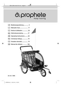 Notice Prophete 2926 REMORQUE A VELO