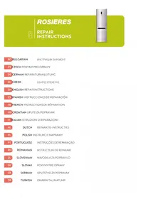 Notice ROSIERES RBFP 36833 Gefrierschrank