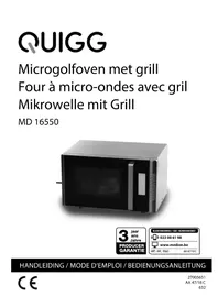 Notice QUIGG MD 16550 Mikrowelle
