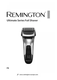 Notice REMINGTON ULTIMATE SERIES F9 XF9000 Rasoir
