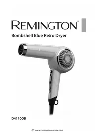 Notice REMINGTON D4110OB Saç kurutma makinesi