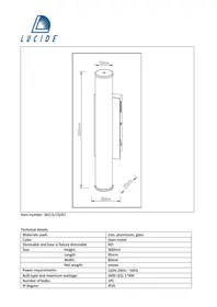 Notice Lucide GRANEL 362151067 Applique murale lumineuse