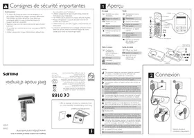 Notice PHILIPS D5003B Téléphone fixe
