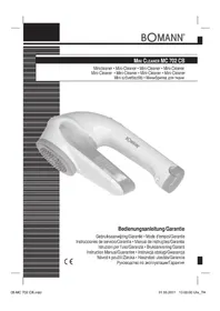Notice BOMANN MC 702 CB épilateur électrique