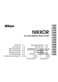 Nikkor AFS DX 35mm f1.8G NIKON