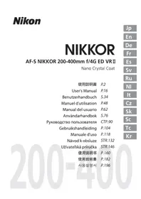 NIKON Nikkor AFS 200400mm f4G ED VR II - Fotolens