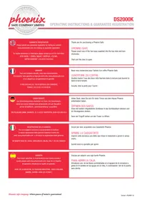 Notice Phoenix DATA CARE DS2003K Coffre-fort