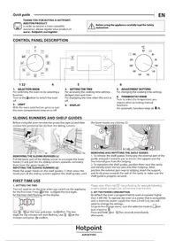 Notice HOTPOINT FA5 841 P IX HA Four