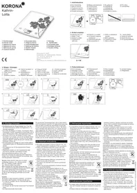 Notice KORONA LOTTA 70210 Balances de cuisine