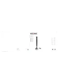 Notice Koenic KTF 100 Ventilateur