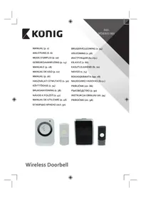 Notice KONIG SASWDB401 Campainha sem fio