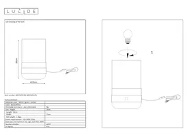 Notice Lucide CENTUR 065190130 Lampe électrique