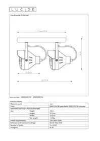Notice Lucide CICLETA 059220230 Éclairage intérieur