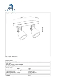 Notice Lucide CONCRI 059101036 Éclairage plafonnier