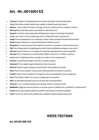 Notice Trio Lighting BUSA 601400100 Luminaire