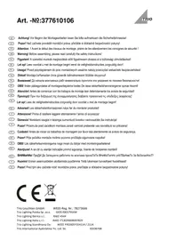 Notice Trio Lighting SANDRO 377610106 Luminaire