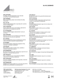 Notice Trio Lighting SENATOR 324390408 Luminaire