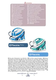 Notice TEFAL EFFECTIS GV6730 Presse à repasser