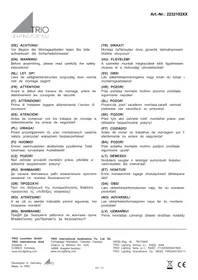 Notice Trio Lighting ZORRO 223210231 Éclairage