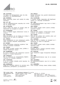 Notice Trio Lighting ZORRO 223210107 Éclairage