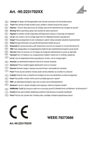 Notice Trio Lighting ROTARIO 223170201 Éclairage