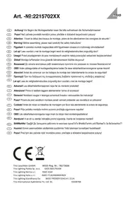 Notice Trio Lighting BOLERO 221570207 Éclairage