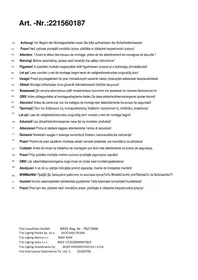 Notice Trio Lighting CUBANGO 221560187 Éclairage