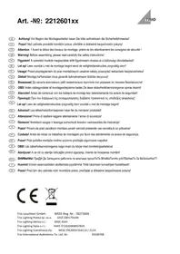 Notice Trio Lighting TICINO 221260142 Éclairage