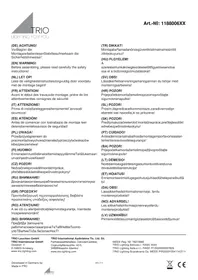 Notice Trio Lighting EDWARD 118800632 Éclairage