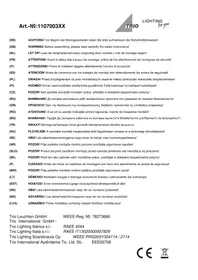 Notice Trio Lighting TRADITIO 110700328 Éclairage