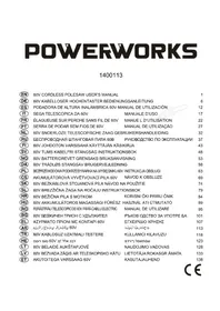 Notice Powerworks PD60PS Piła