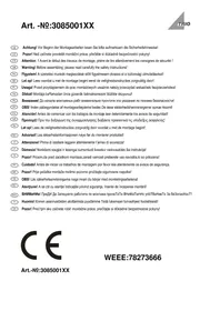 Notice Trio Lighting COLORIT 308500102 Lampe