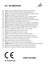 Notice Trio Lighting AARON 308210424 Lampe