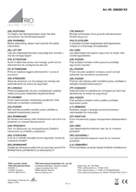 Notice Trio Lighting HOSTEL 308200179 Lampe