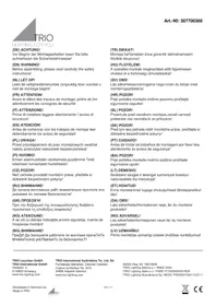 Notice Trio Lighting CHRISTOBAL 307700300 Lampe