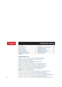 Notice TIMEX EXPEDITION T498519J Horloge