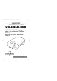 Notice BLACK & DECKER CG200 Grill plate