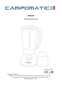 Notice Campomatic B400 Blender