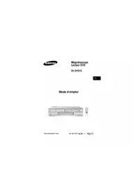 Notice SAMSUNG SVDVD1E Lecteur dvd