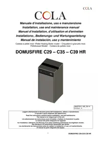 Notice Cola DOMUSFIRE HR C39 Chaudière