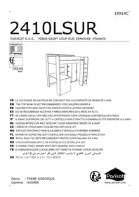 Notice Parisot 2410LSUR Lit