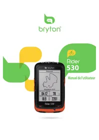Notice Bryton RIDER 530 Smartwatch
