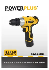 Notice PowerPlus POWX0041LI Vrtalnik