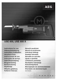 Notice AEG USE 800 X Scie sauteuse