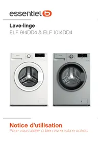 Notice ESSENTIELB ELF 914 DD4 Lave-linge