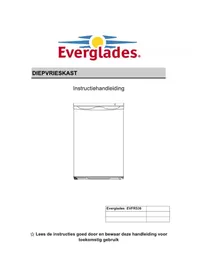 Notice Everglades EVFR536 Vriezer