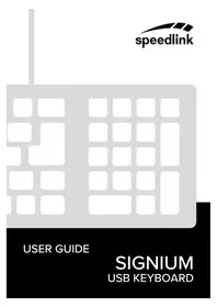 Notice Speedlink SIGNIUM SL6412BK Clavier informatique